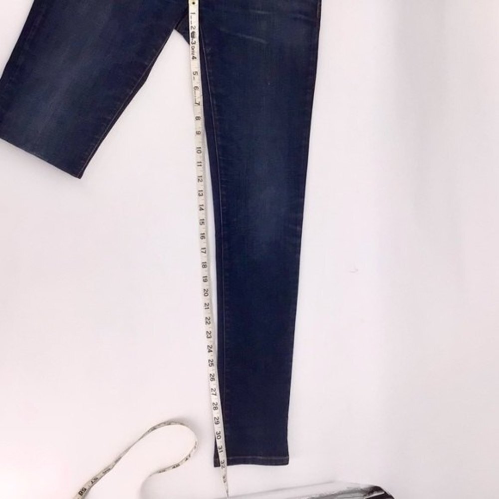 Eileen Fisher System Organic Cotton Dark Wash Skinny Jean Size 6 - Picture 7 of 13